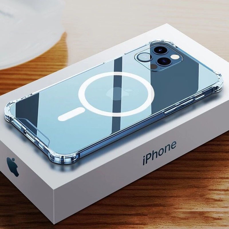 Husa Silicon cu MagSafe TelProtect Iphone 13 Transparenta - 2 | YEO